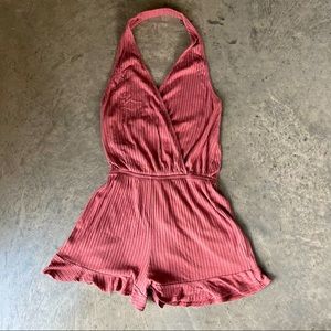 Pink Halter Romper